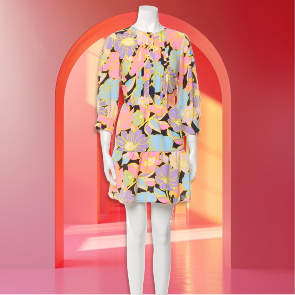 Who What Wear Floral Mini Dress